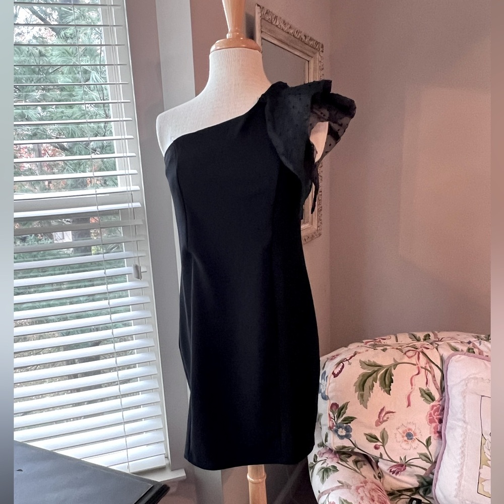 Little Black One Shoulder Dress